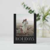 Prettige feestdagen Geavanceerd Briefkaart (Staand voorkant)