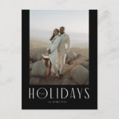 Prettige feestdagen Geavanceerd Briefkaart (Voorkant)