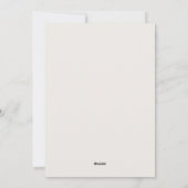 Prettige feestdagen Geavanceerde crème en zwart Feestdagenkaart (Achterkant)