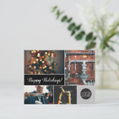 prettige feestdagen Gebruiksklare logo en foto's (Staand voorkant)