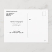 prettige feestdagen Gebruiksklare logo en foto's (Achterkant)