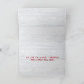 prettige feestdagen gebuffel kaart (Binnen)