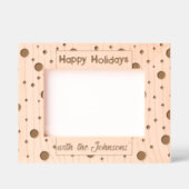 prettige feestdagen gegraveerde lijstjes (Voorkant)