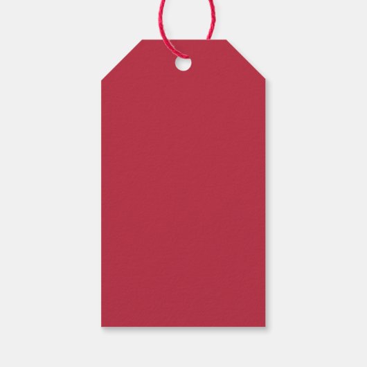 Prettige feestdagen Gehuld in liefde zwarte boog Cadeaulabel (Achterkant)