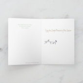 Prettige Feestdagen: Geniet van de Eenvoudige Gene Feestdagen Kaart (Binnen)