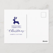 prettige feestdagen Geometrisch kerstBriefkaart Briefkaart (Achterkant)