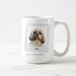 prettige feestdagen Gepersonaliseerd Foto Lijst Pe Koffiemok