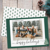 Prettige feestdagen Gepersonaliseerde kerstfoto Feestdagenkaart