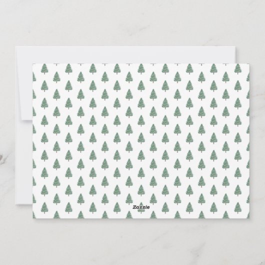 Prettige feestdagen Gepersonaliseerde kerstfoto Feestdagenkaart (Achterkant)