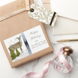 prettige feestdagen Gepersonaliseerde Sticker van 