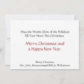 Prettige feestdagen Gescheurde Reveal Feestdagenkaart (Achterkant)