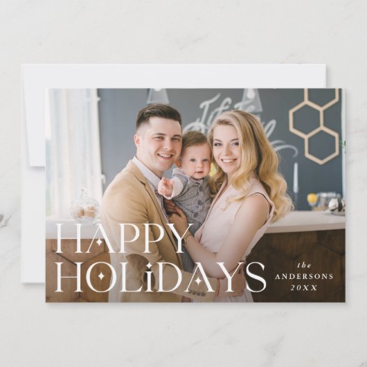 Prettige feestdagen Gestapeld Feestdagenkaart (Voorkant)