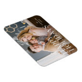 Prettige feestdagen Gestapelde belettering Magneet (Rechterzijde)