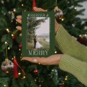 Prettige feestdagen Getrouwd & Vrolijk Kerstfeest Feestdagenkaart