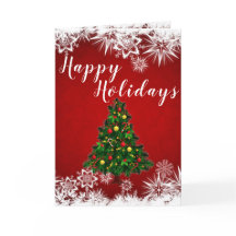 prettige feestdagen Gevouwen Wenskaart