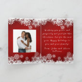 prettige feestdagen Gevouwen Wenskaart Kaart (Binnen)