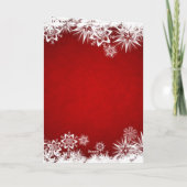 prettige feestdagen Gevouwen Wenskaart Kaart (Achterkant)