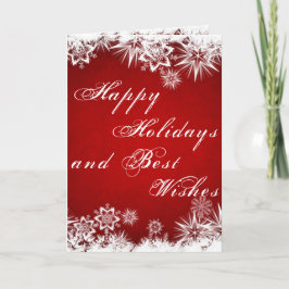 prettige feestdagen Gevouwen Wenskaart Kaart