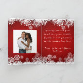 prettige feestdagen Gevouwen Wenskaart Kaart (Binnen)