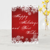 prettige feestdagen Gevouwen Wenskaart Kaart (Gele Bloem)