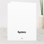 prettige feestdagen gevouwen Wenskaart Kaart (Achterkant)