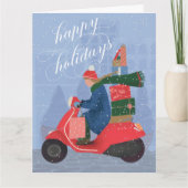 prettige feestdagen gevouwen Wenskaart Kaart (Voorkant)