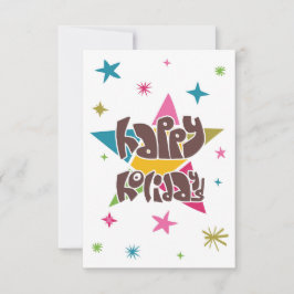 Prettige feestdagen gewenst. kaart