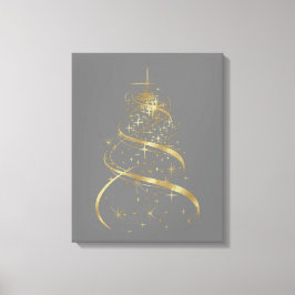 prettige feestdagen - Gewikkeld Canvas Afdruk