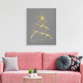 prettige feestdagen - Gewikkeld Canvas Afdruk (Insitu (Woonkamer))