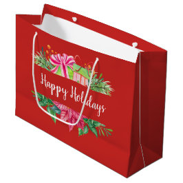 prettige feestdagen Gifts en Evergreens Groot Cadeauzakje