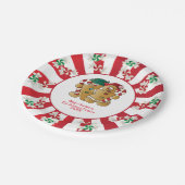 prettige feestdagen Gingerbrood Couple | DIY-tekst Papieren Bordje (Gekanteld)