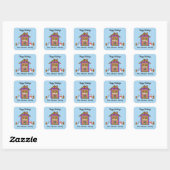 prettige feestdagen Gingerbrood House #1 Stickers (Vel)
