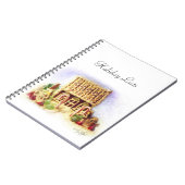 prettige feestdagen Gingerbrood House Notitieboek (Linkerzijde)