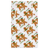 prettige feestdagen Gingerbrood Man Boy Girl Klein Cadeauzakje (Achterkant)