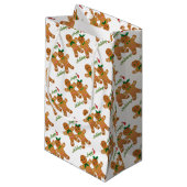 prettige feestdagen Gingerbrood Man Boy Girl Klein Cadeauzakje (Voorkant Gekanteld)