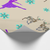 Prettige feestdagen Glanzend inpakpapier, 30 in x  Cadeaupapier (Hoek)