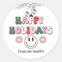Prettige feestdagen €? | Glimlach rond Sticker
