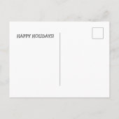 Prettige feestdagen Gnome? Briefkaart (Achterkant)