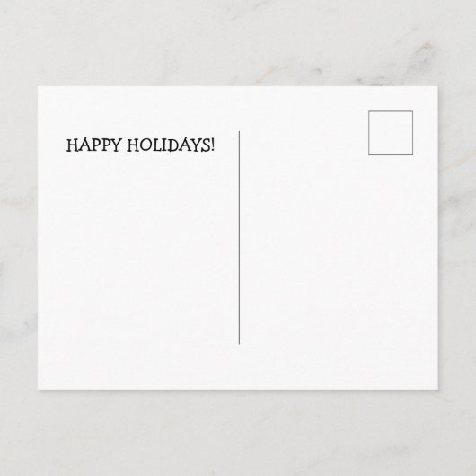 Prettige feestdagen Gnome? Briefkaart (Achterkant)