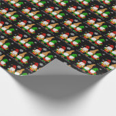 prettige feestdagen Gnomen en Snowflakes Kerstmis Cadeaupapier (Hoek)