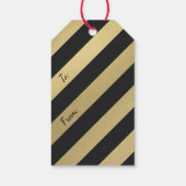 prettige feestdagen Gold Foil Kerstmis Holly Foto  Cadeaulabel (Achterkant)