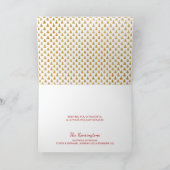 prettige feestdagen Gold Foil Tree - kerstfoto (Binnen)