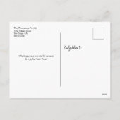 prettige feestdagen Gold kerstboom Foto Collage H (Achterkant)