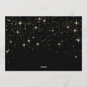 prettige feestdagen Gold Sparkle Manuscript FOTO G Feestdagenkaart (Achterkant)