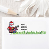 Prettige feestdagen Golf Vrolijk Kerstfeest met Sa Etiket (Insitu)