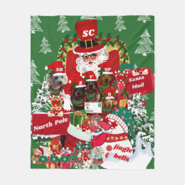 Prettige feestdagen · Gooi Fleece Deken