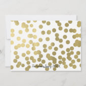 PRETTIGE FEESTDAGEN Goud Folie & Zwarte Moderne Fo Feestdagenkaart (Achterkant)