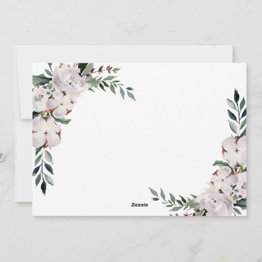 prettige feestdagen | Goud met twee foto's en bloe Feestdagenkaart (Achterkant)