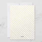 Prettige feestdagen Gouden folie Feestdagenkaart (Achterkant)