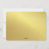 Prettige feestdagen Gouden Hand Geletterde Fotocol Feestdagenkaart (Achterkant)